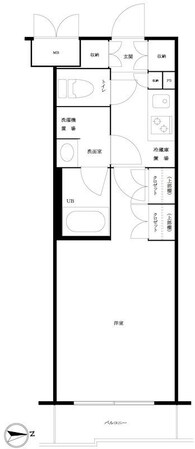 ルーブル三軒茶屋伍番館の物件間取画像